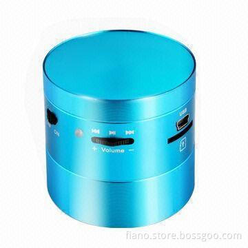Mini Vibration Speaker with Micro SD Card Reader, 10W Output Power